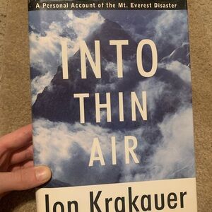 Into Thin Air Book by Jon Krakauer